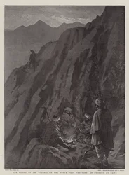 The Rising of the Waziris on the North-West Frontier, an Outpost at Dawn